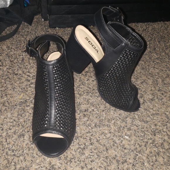 Soda Shoes - Wedge Styled Heels